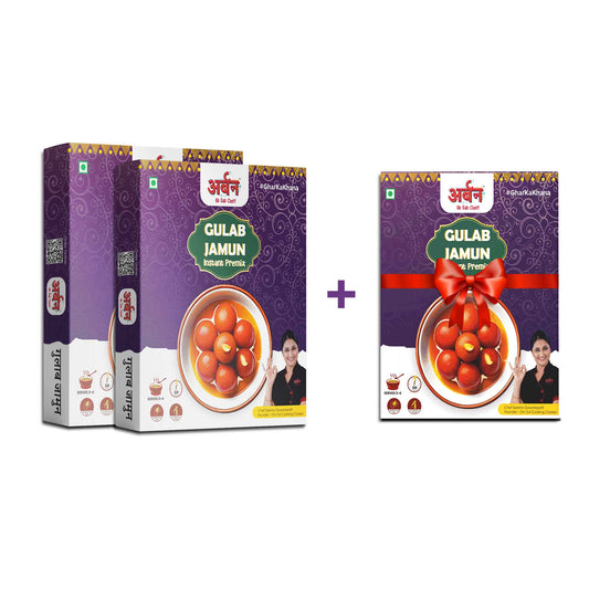 gulab jamun premix product packaging buy 2 products get 1 free