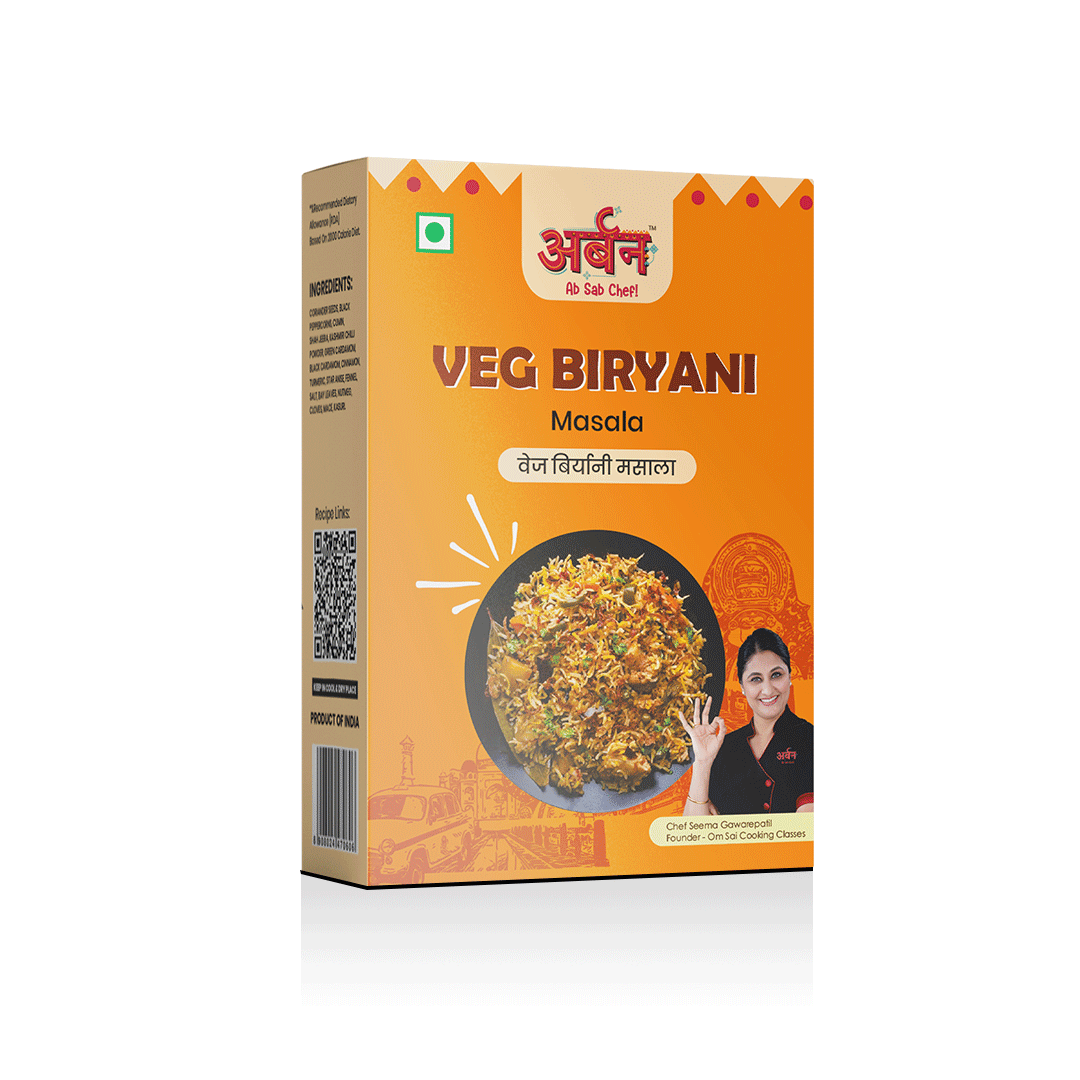 Veg biryani masala for a fragrant, flavorful dish.